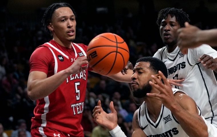 UFC Knights pulled off an upset over the Texas Tech Raiders, 75-61.