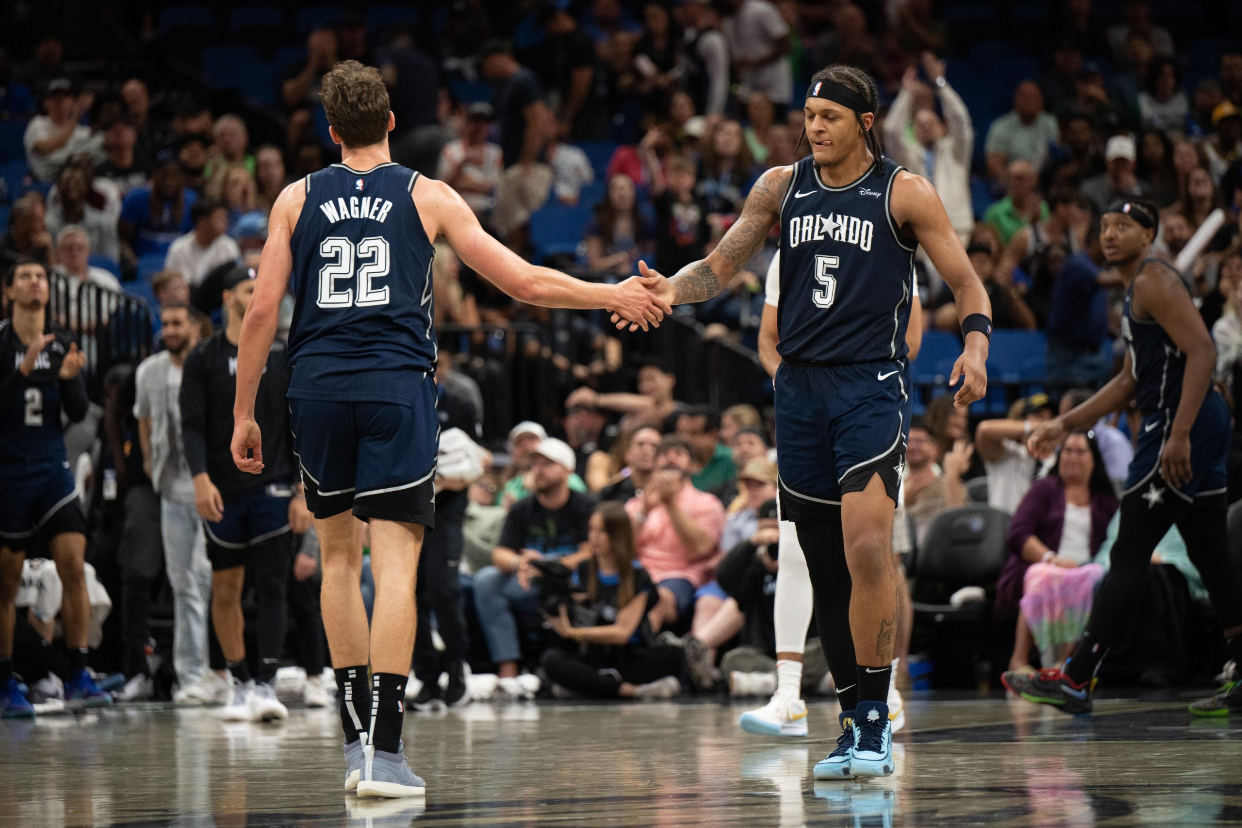 Franz Wagner and Paolo Banchero teamed up to beat the Raptors