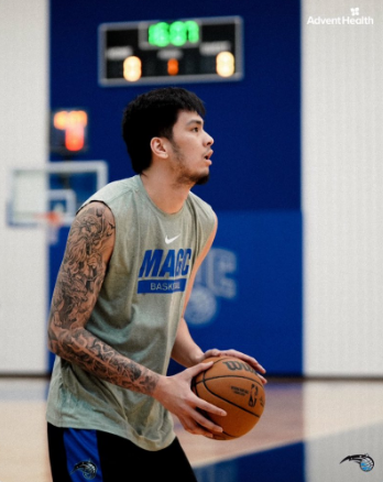 Kai Sotto playing for Orlando Magic summer league team