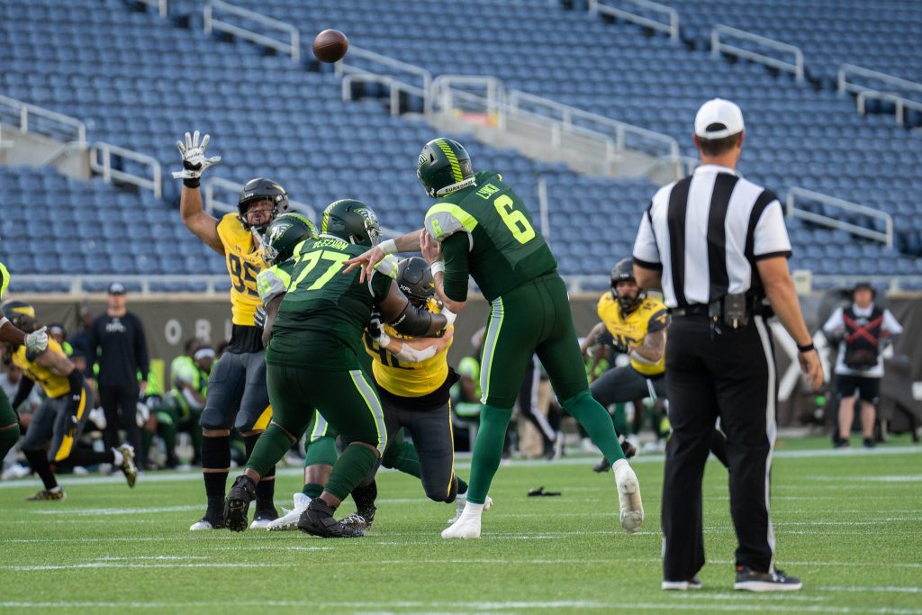 orlando guardians vs san antonio brahmas quarterback Lynch